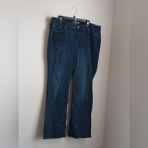 Torrid Jeans Women 20T Blue Mid- Rise Slim Boot Vintage Stretch Cowgirl Western